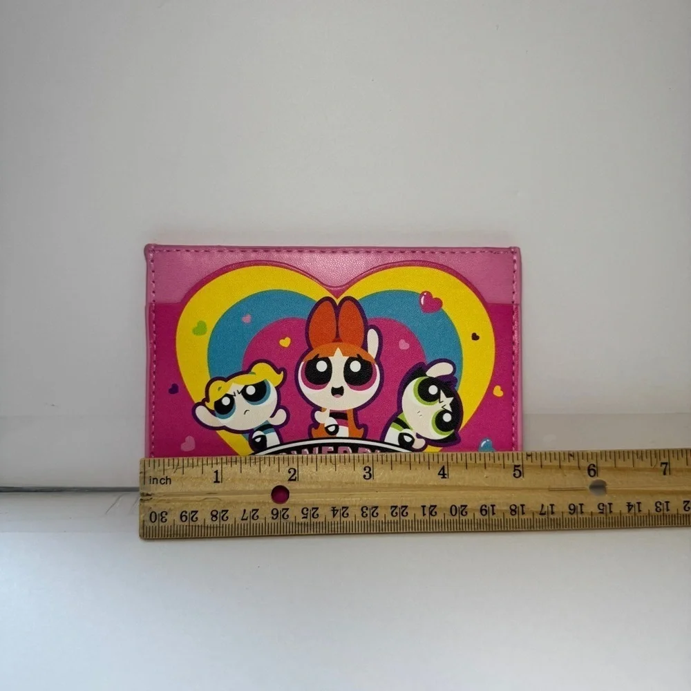 Pink and Yellow Powerpuff Girls Flat wallet NWT
